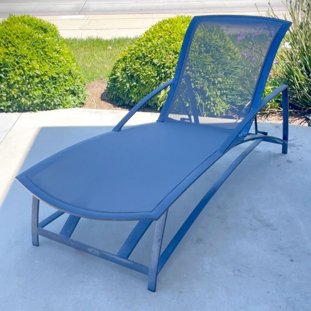 Newly Restored Brown Jordan Parabolic Chaise Lounge from their wave series
