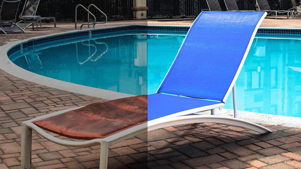 Patio Guys chaise lounge sling replacement