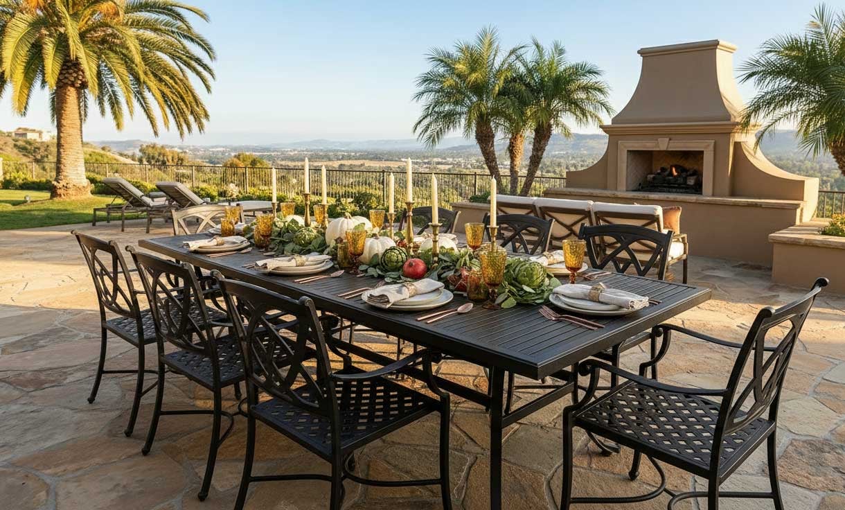 Outdoor furniture set for Thanksgiving - Patio Guys