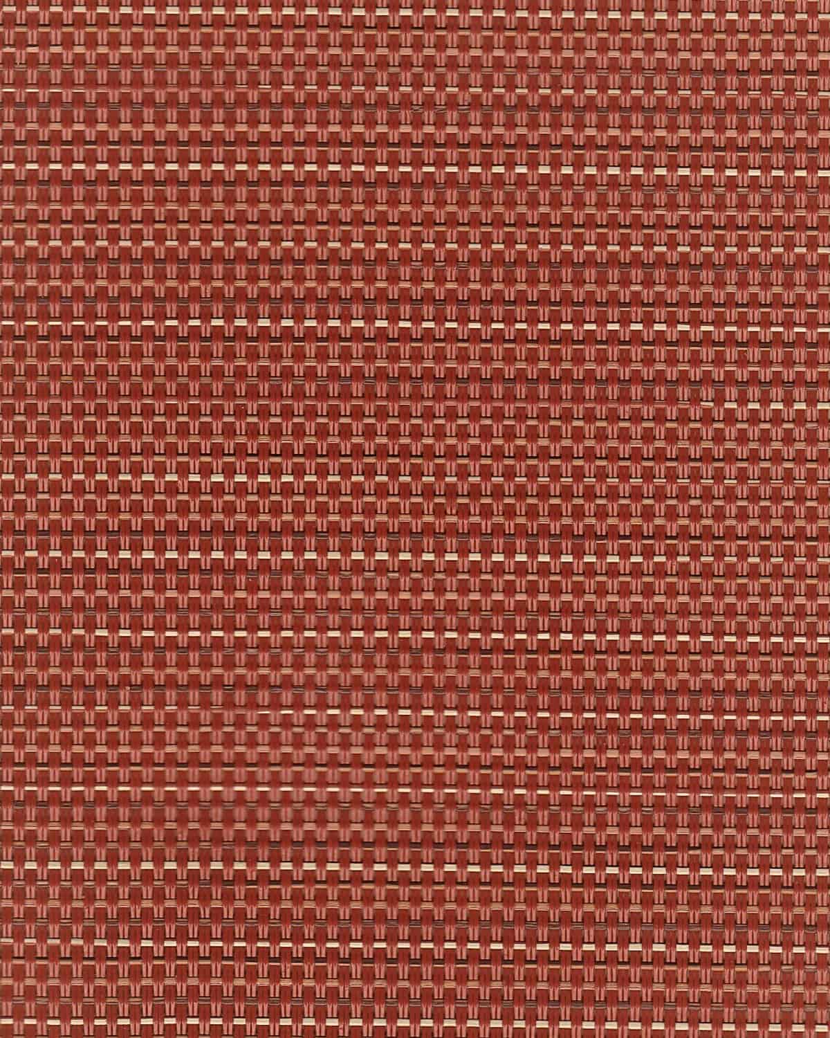 red and multicolor woven slign fabric