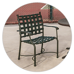 outdoor strap chair