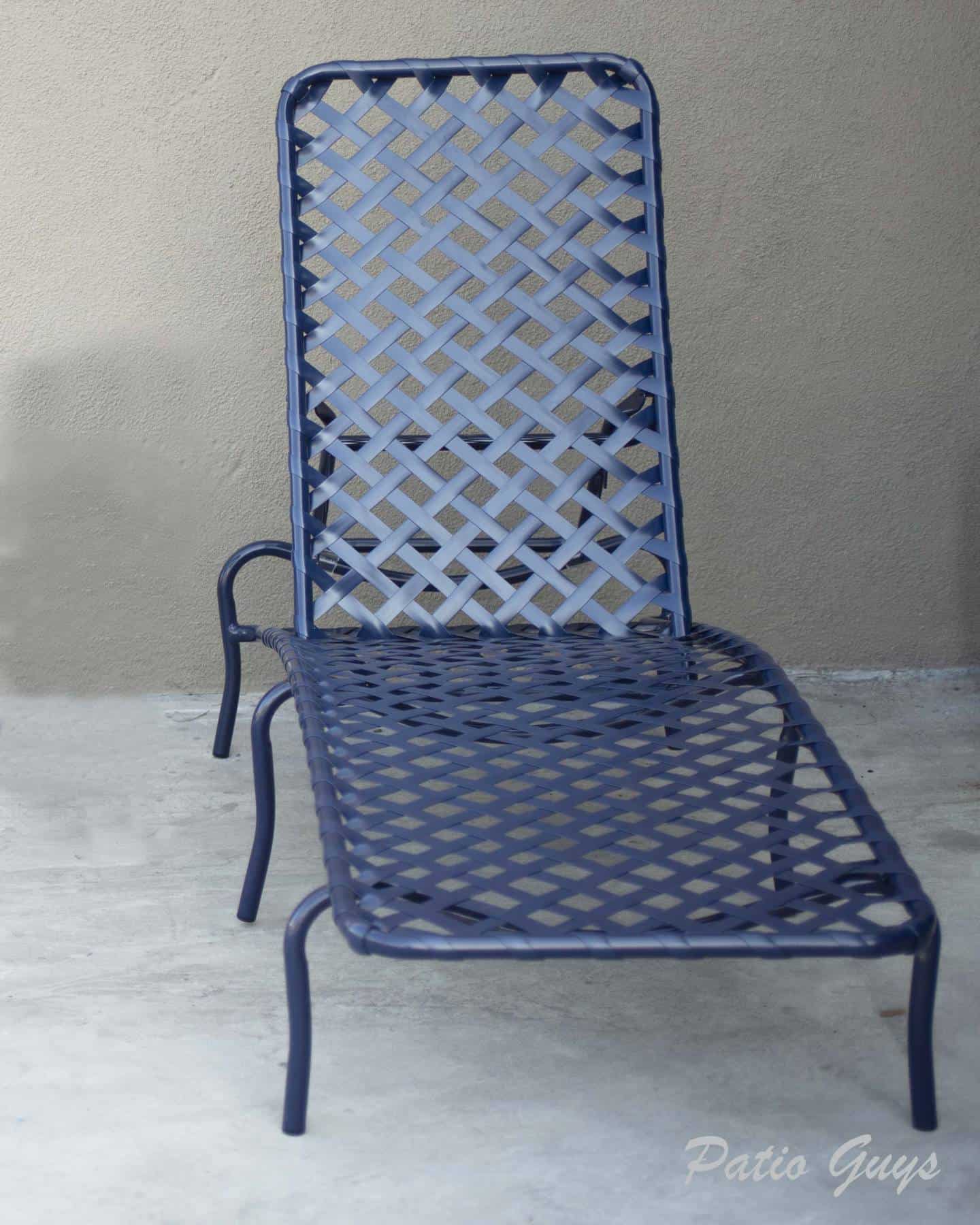 Navy Tami Ami outdoor chaise