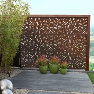 Romantic Patio Moveable Privacy Wall