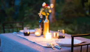 Romantic Patio Design Ideas - candles