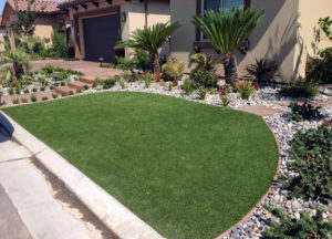 Astroturf front lawn 2023 outdoor patio design