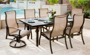 Patio Furniture Value - High End Dining Set